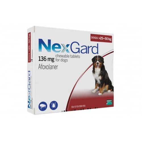 NEXGARD XL  Contra pulgas y garrapatas Tableta Masticable Afoxolaner Productos veterinarios Boehringer | Envios a toda Guatemala