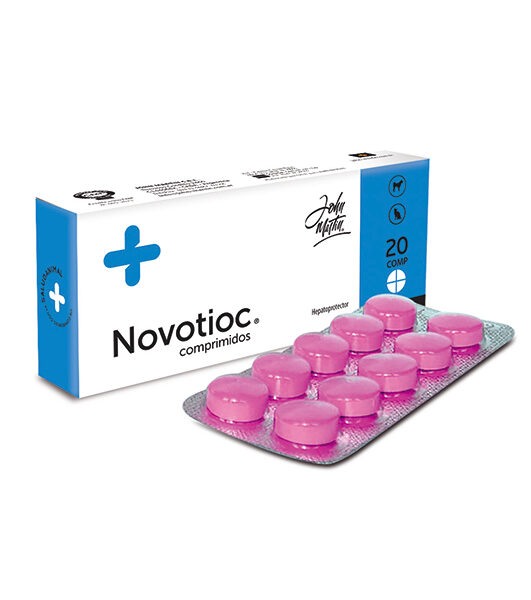 Novotioc 50   20 Comprimidos   Antiinflamatorio y Antioxidante para Mascotas Productos veterinarios John Martin | Envios a toda Guatemala