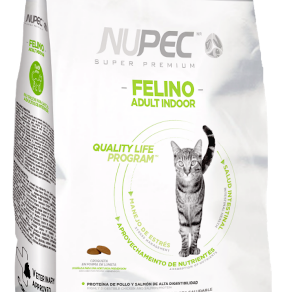 Nupec Felino Adult Indoor 1.5 kg | Alimento Premium para Gatos Adultos de Interior Productos veterinarios Alimentos | Envios a toda Guatemala