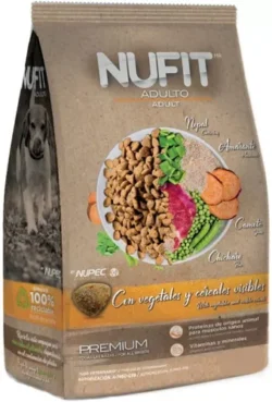 Nupec Nufit Adulto 25 kg | Nutricion Balanceada para Perros Adultos Grandes Productos veterinarios Nufit | Envios a toda Guatemala