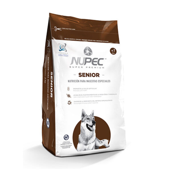 Nupec Senior 8 kg | Alimento Premium para Perros Mayores Productos veterinarios Alimentos | Envios a toda Guatemala