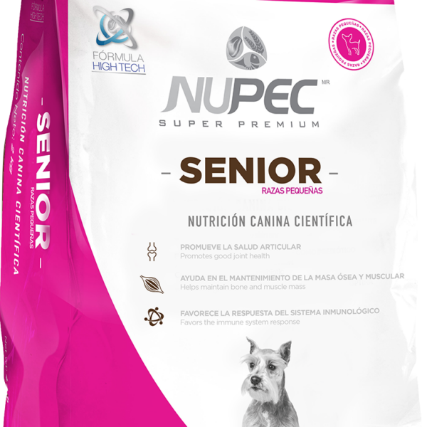 Nupec Senior Raza Pequeña 8 kg | Alimento Premium para Perros Senior de Razas Pequeñas Productos veterinarios Alimentos | Envios a toda Guatemala