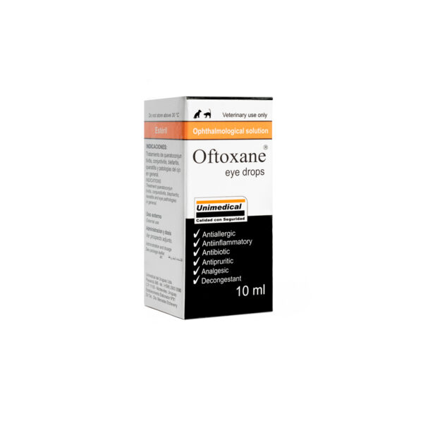 Oftoxane Colirio Antialérgico – Descongestivo – Antinflamatorio  Antibiótico. antipruriginoso y analgésico Productos veterinarios Unimedical | Envios a toda Guatemala