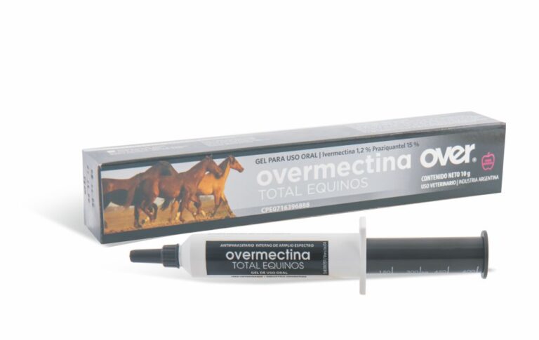 Overmectina Total Equinos 10 gramos Pasta antiparasitaria oral para caballos Productos veterinarios Over | Envios a toda Guatemala