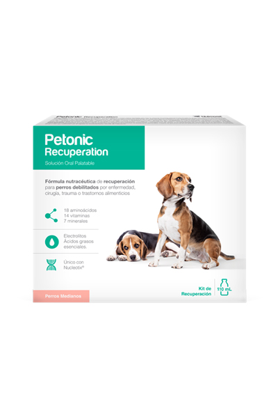 Petonic Recuperation | Frasco de 110 ml | Suplemento Nutricional para Perros en Recuperacion Productos veterinarios Agrovet Market | Envios a toda Guatemala