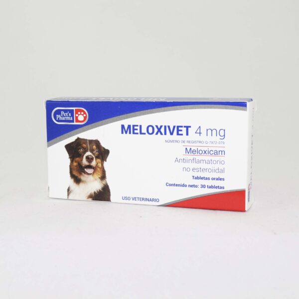 Pet´s Pharma Antiinflamatorio Meloxivet 4mg 30 tabletas Productos veterinarios Pets Pharma | Envios a toda Guatemala