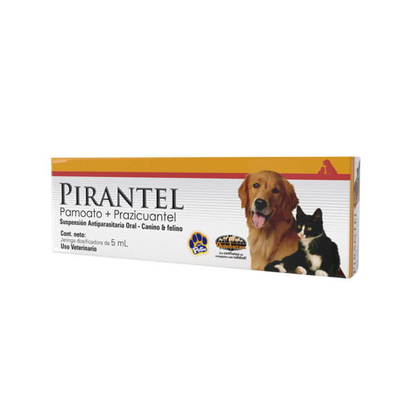 Pirantel Pamoato Prazicuantel 5 ml Productos veterinarios Quimvet | Envios a toda Guatemala