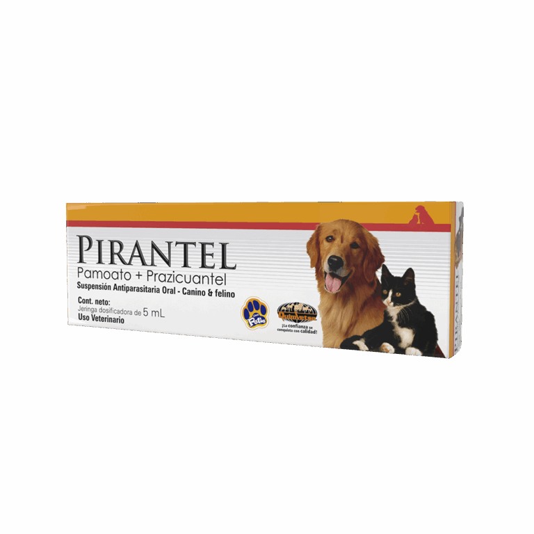 Pirantel Pamoato Prazicuantel 5 ml Productos veterinarios Quimvet | Envios a toda Guatemala