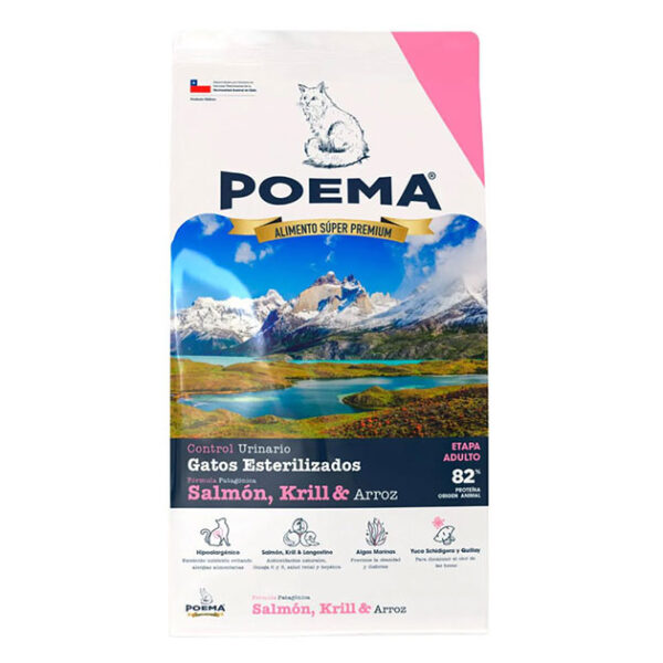 Alimento Premium Poema Gato Control Urinario | Alimento para Gatos Adultos 2 kilos Productos veterinarios Alimentos para gatos | Envios a toda Guatemala