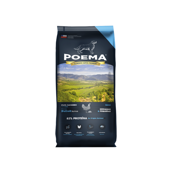 Alimento Premium Poema Puppy Pollo | Concentrado para Cachorros 3 kg Productos veterinarios Alimentos para perro | Envios a toda Guatemala