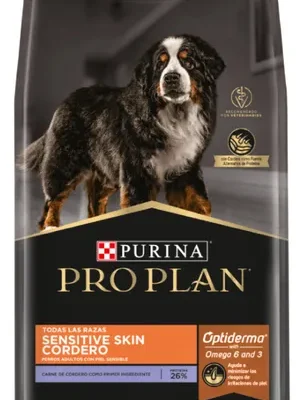 Pro Plan Adulto Optiderma Sensitive Skin Cordero Todas las Razas 3 KG Productos veterinarios Alimentos para perro | Envios a toda Guatemala