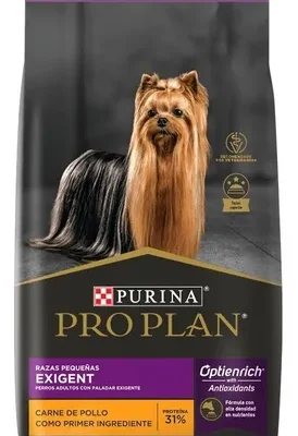 Pro Plan Adulto Optienrich Exigent Raza Pequeña 3 KG Productos veterinarios Alimentos para perro | Envios a toda Guatemala