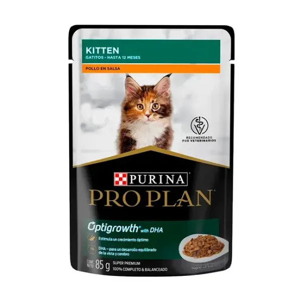 Pro Plan Gatito Optigrowth 0.085 KG Productos veterinarios Alimentos para gato | Envios a toda Guatemala