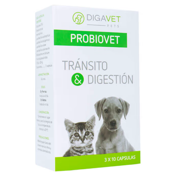 Probiovet | Suplemento Digestivo con Probióticos para Mascotas – 30 Tabletas Productos veterinarios Digavet | Envios a toda Guatemala