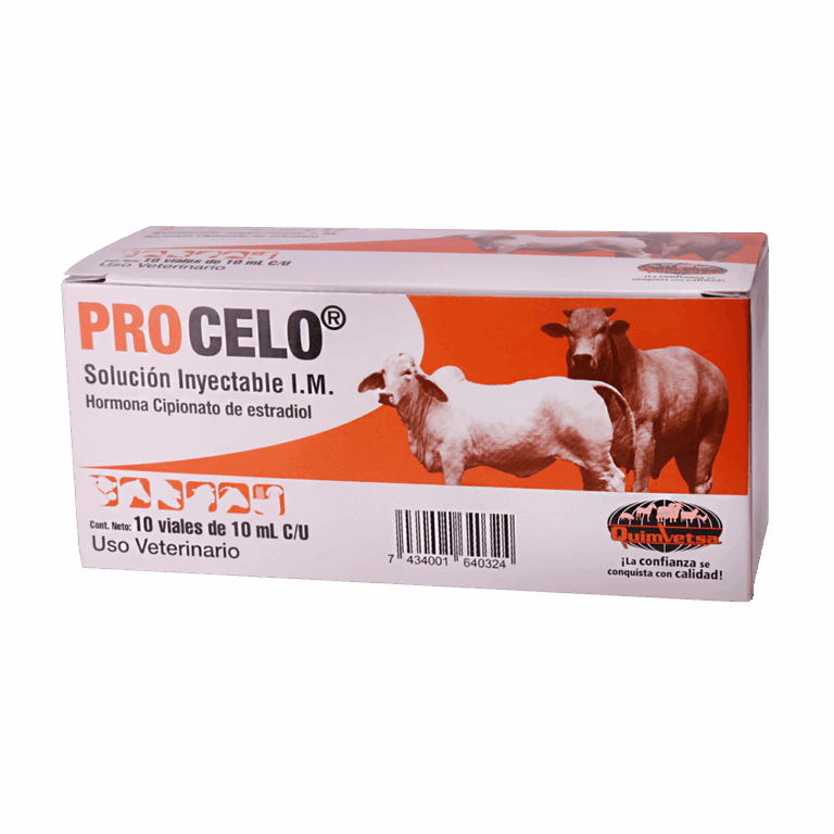 Procelo Caja con 10 viales de 10 ml Productos veterinarios Quimvet | Envios a toda Guatemala