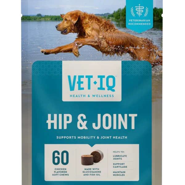 VET IQ Hip y Joint 60 tabletas Suplemento Multivitaminico para perros Productos veterinarios Vet IQ | Envios a toda Guatemala