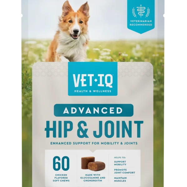 VET IQ Advanced Hip y Joint Advanced 60 tabletas Suplemento Multivitaminico para perros Productos veterinarios Vet IQ | Envios a toda Guatemala