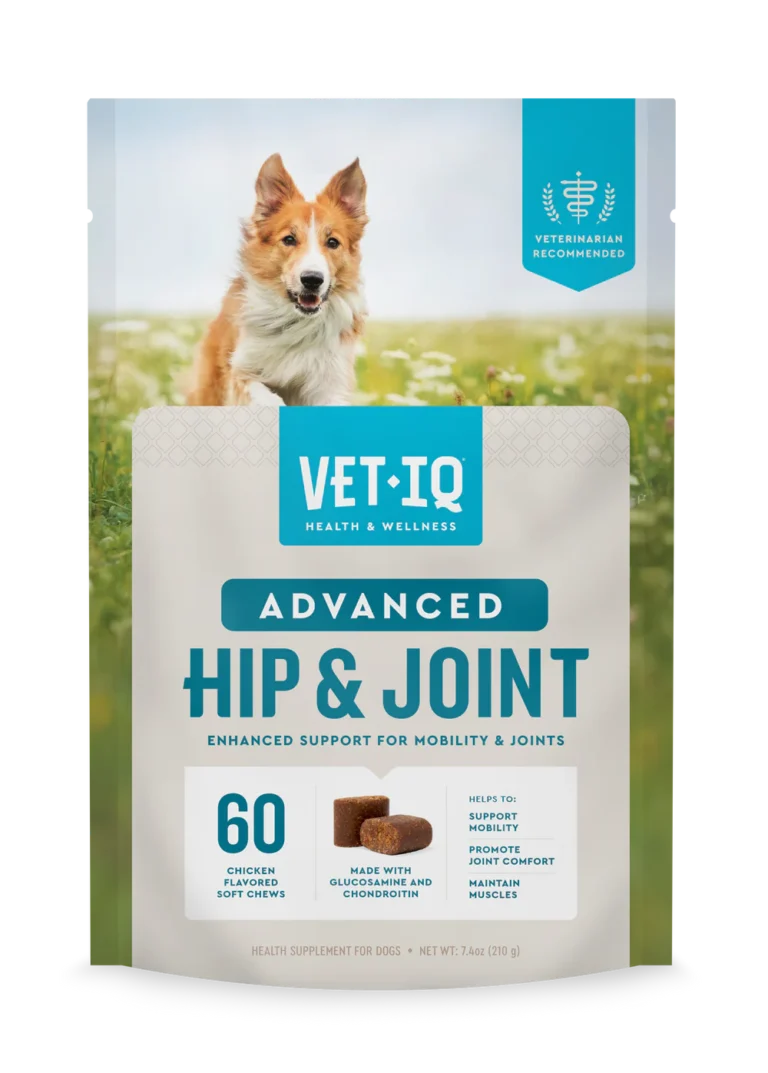 VET IQ Advanced Hip y Joint Advanced 60 tabletas Suplemento Multivitaminico para perros Productos veterinarios Vet IQ | Envios a toda Guatemala