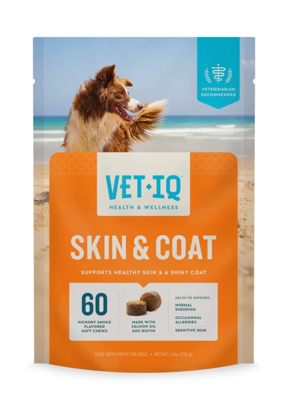 VET IQ Skin y Coat 60 tabletas Suplemento Multivitaminico para perros Productos veterinarios Vet IQ | Envios a toda Guatemala