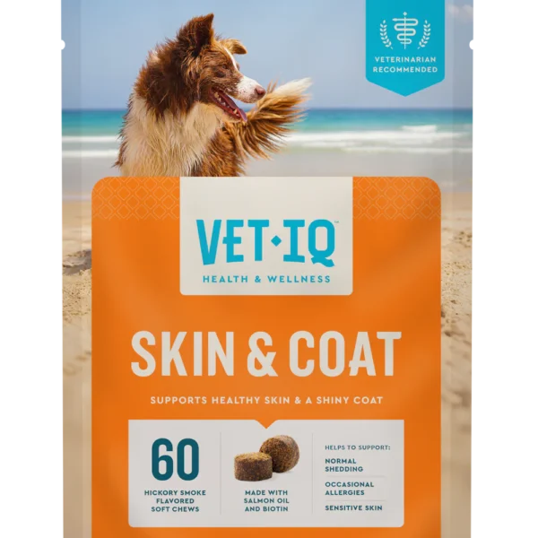 VET IQ Skin y Coat 60 tabletas Suplemento Multivitaminico para perros Productos veterinarios Vet IQ | Envios a toda Guatemala