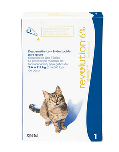 REVOLUTION AZUL (GATO) 5.6-16.5 LBS Productos veterinarios Zoetis | Envios a toda Guatemala