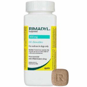 Rimadyl Chew Tabs 100 mg | Caja con 60 Tabletas (Zoetis) | Antiinflamatorio para Perros Productos veterinarios Zoetis | Envios a toda Guatemala