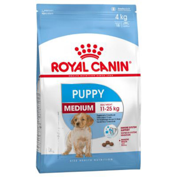 SHN MEDIUM PUPPY 10K Concentrado para perros Productos veterinarios Royal Canin | Envios a toda Guatemala