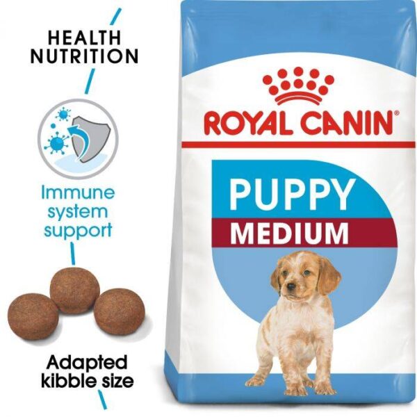 SHN MEDIUM PUPPY 1K Concentrado para perros Productos veterinarios Royal Canin | Envios a toda Guatemala