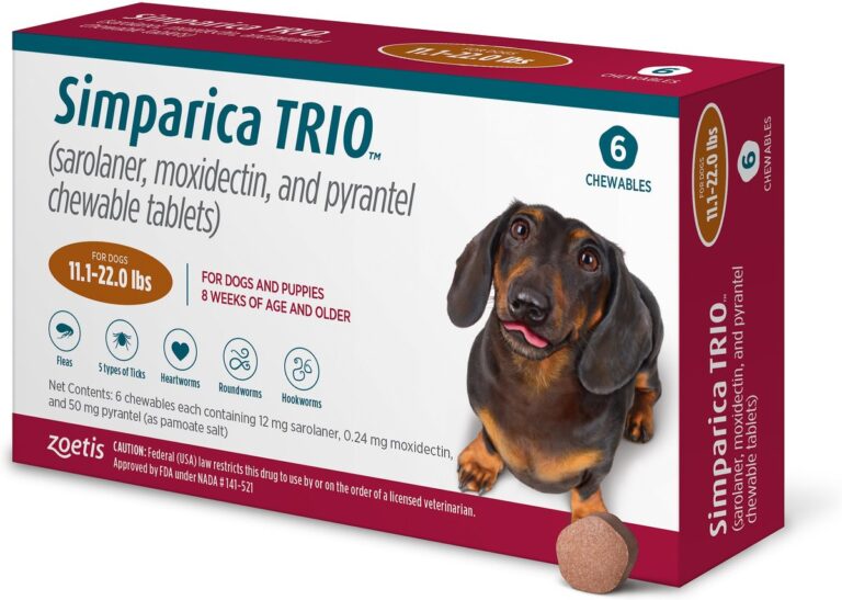 Simparica Trio Brown 72 mg (40–60 kg) – Antiparasitario Zoetis 1 tableta Productos veterinarios Zoetis | Envios a toda Guatemala