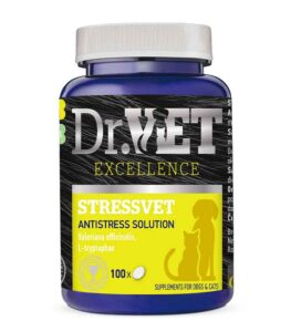STRESSVET 100 unidades Suplemento para perros y gatos Productos veterinarios Dr VET | Envios a toda Guatemala