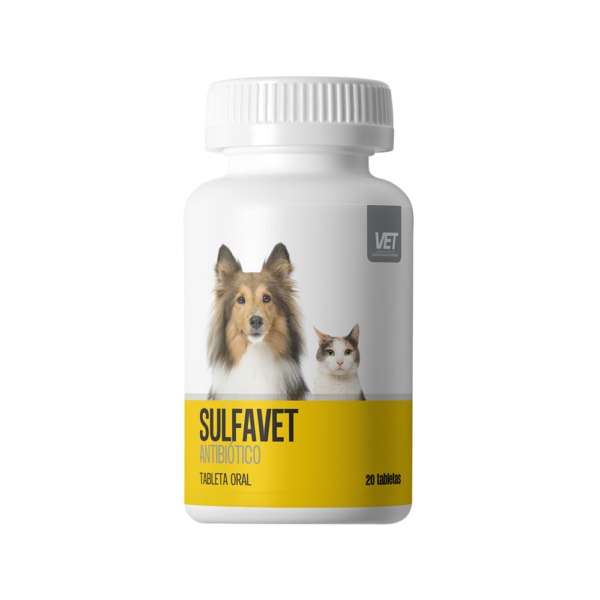 Sulfavet Frasco 100 tabletas Trimetroprim Sulfametoxazol Productos veterinarios VET | Envios a toda Guatemala