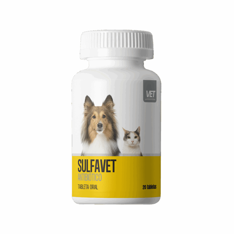 Sulfavet Frasco 100 tabletas Trimetroprim Sulfametoxazol Productos veterinarios VET | Envios a toda Guatemala