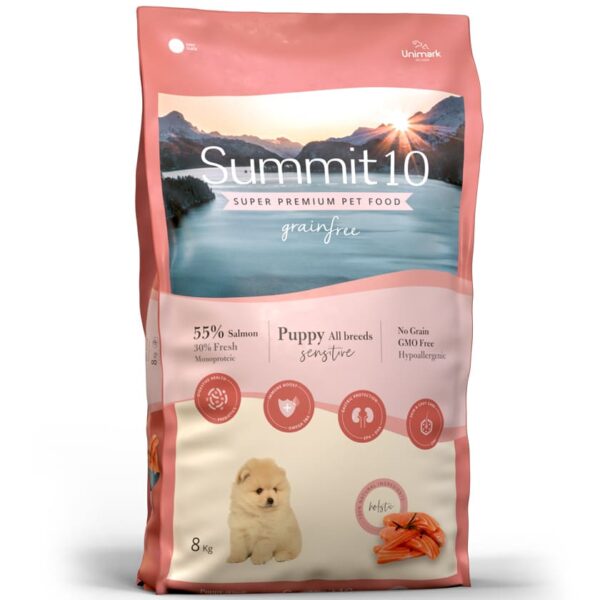Summit 10 Grain Free Cachorro Sensitive 8kg | Alimento Hipoalergenico Sin Granos para Cachorros Productos veterinarios Summit 10 | Envios a toda Guatemala