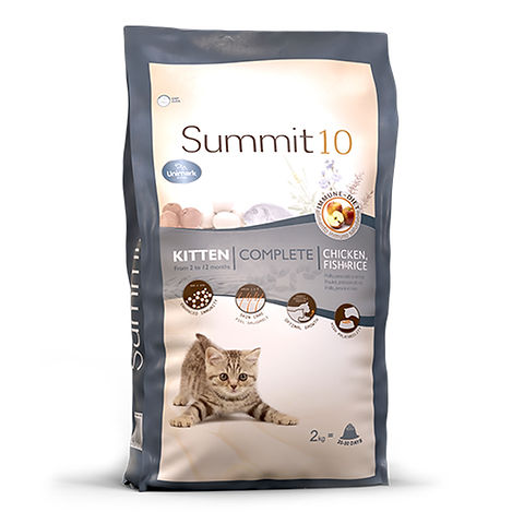 Summit 10 Kitten 2kg | Alimento Natural para Gatitos en Crecimiento Productos veterinarios Summit 10 | Envios a toda Guatemala