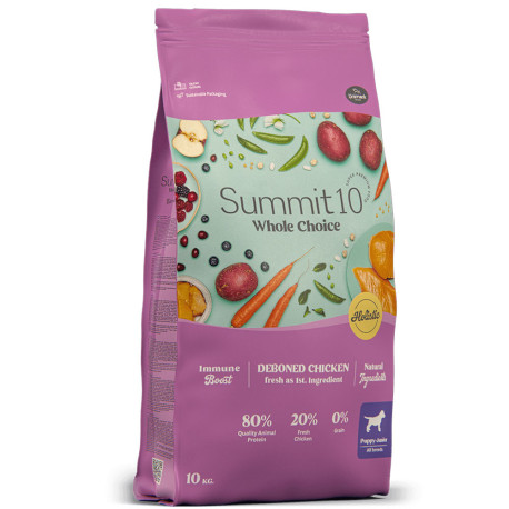 Summit 10 Whole Choice Puppy 10kg | Alimento Completo y Natural para Cachorros Productos veterinarios Summit 10 | Envios a toda Guatemala