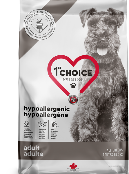 1st Choice Nutrition Hypoallergeni Patc 11 KG Pato y Camote perros alergicos Productos veterinarios 1ST Choice | Envios a toda Guatemala