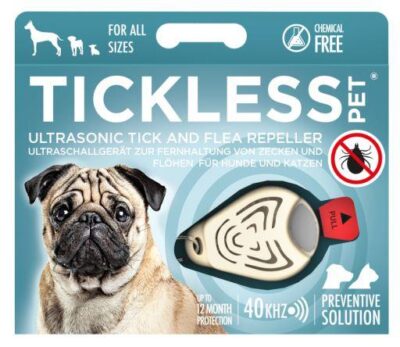 Tickless Pet Beige Repelente ultrasonico sin quimicos para mascotas Productos veterinarios Tickless | Envios a toda Guatemala