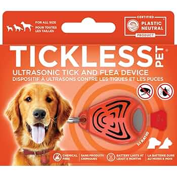 Tickless Pet Orange Repelente ultrasonico sin quimicos para mascotas Productos veterinarios Tickless | Envios a toda Guatemala