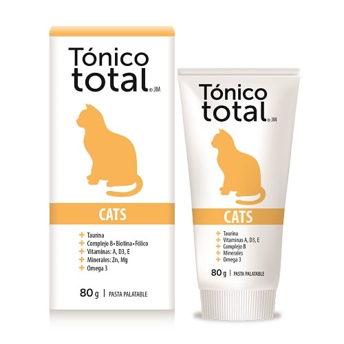 Tonico Total Cats John Martin 80 g   Multivitaminico para Gatos Productos veterinarios John Martin | Envios a toda Guatemala