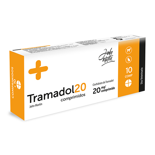Tramadol John Martin Blister 10 Tabletas   Analgesico Veterinario en Comprimidos Productos veterinarios John Martin | Envios a toda Guatemala