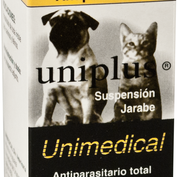 Uniplus Suspension Jarabe 15ml Antiparasitario Productos veterinarios Medicamentos Veterinarios | Envios a toda Guatemala