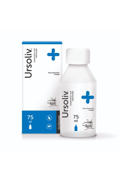 Ursoliv 75 ml   Protector Hepatico con Acido Ursodesoxicolico para Mascotas Productos veterinarios John Martin | Envios a toda Guatemala