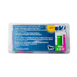 VAC VANGUARD PLUS 5 L4 X 1 Productos veterinarios Zoetis | Envios a toda Guatemala