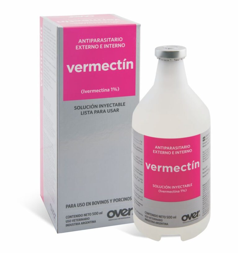 Vermectin 500 ml Desparasitante inyectable de uso veterinario Productos veterinarios Over | Envios a toda Guatemala