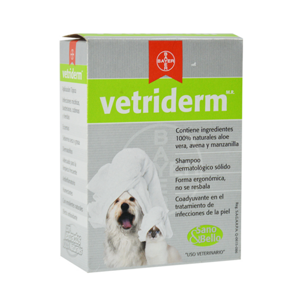 VETRIDERM SOAP 100GRS(CR) (JABON) Productos veterinarios Bayer | Envios a toda Guatemala