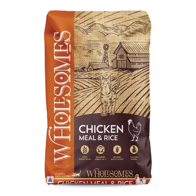 Wholesomes Gato Pollo y Rice 15 lbs | Alimento Premium para Gatos en Guatemala Productos veterinarios Wholesomes | Envios a toda Guatemala