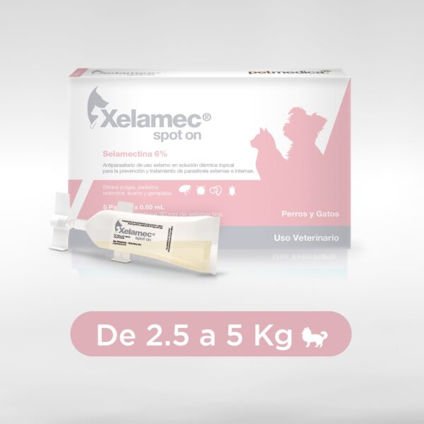 XELAMEC SPOT ON  0.5 ML CAJA CON 5 PIPETAS Productos veterinarios Agrovet Market | Envios a toda Guatemala
