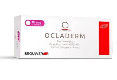 OCLADERM 16 MG X 20 COMPRIMIDOS  Tratamiento del prurito dermatitis alergica en perros Brouwer Productos veterinarios Brouwer | Envios a toda Guatemala