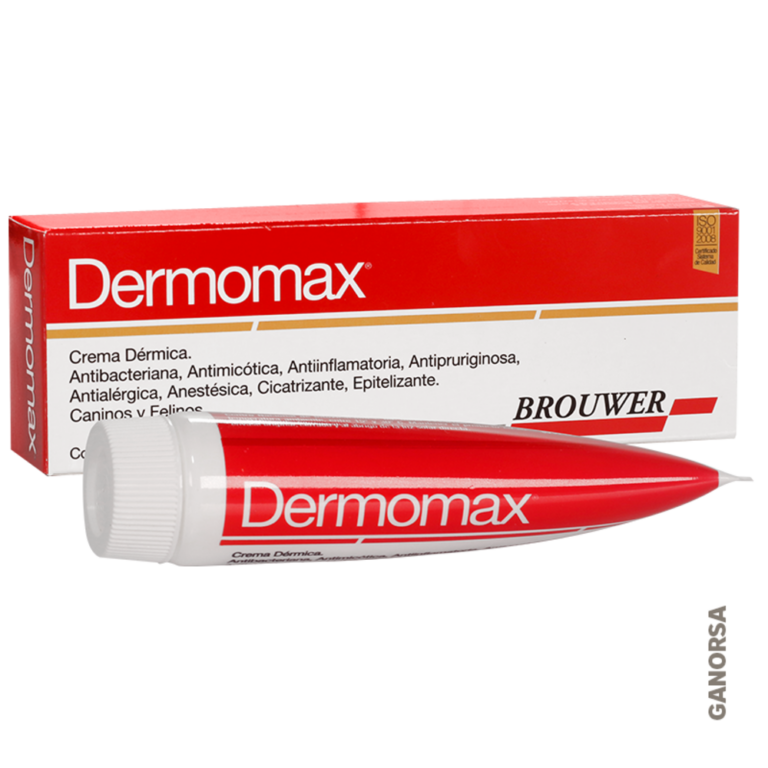 DERMOMAX CREMA TUBO 40 Grs Crema Dermica antibacteriana antimicotica cicatrizante Caninos y Felinos Brouwer Productos veterinarios Brouwer | Envios a toda Guatemala