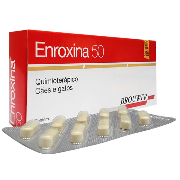 ENROXINA 50 X 10 COMPRIMIDOS Enrofloxacina para gatos y perros Productos veterinarios Brouwer | Envios a toda Guatemala